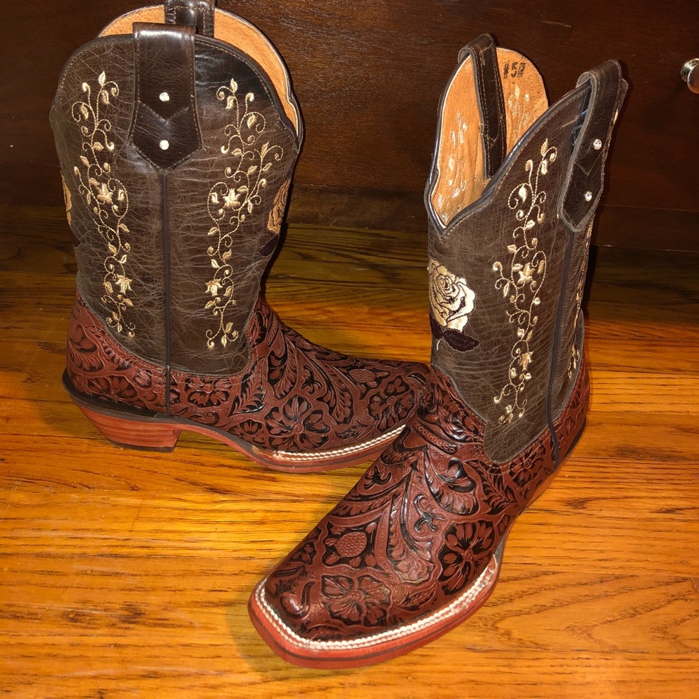Botas Vaqueras Cincelada (handmade)